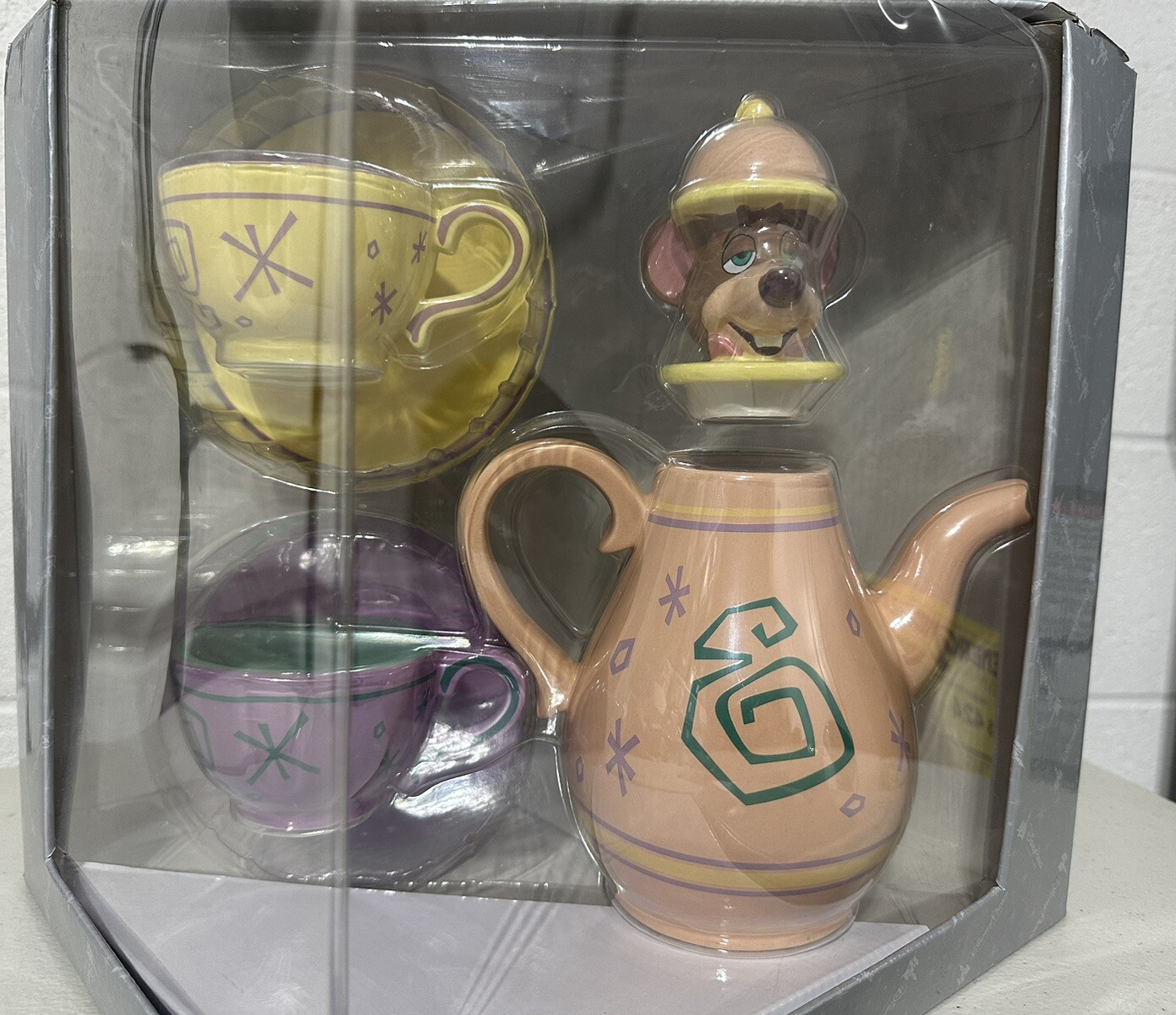 Disney Parks Ceramic Alice In Wonderland Dormouse Tea Set NIB eBay
