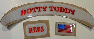 Ole Miss Rebels MINI Riddell Chrome Bumper Set - 3M 20MIL