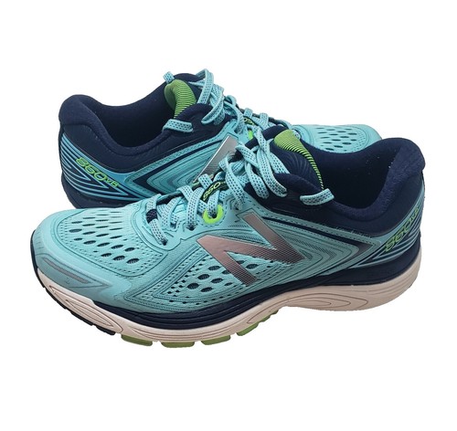 New Balance 860 V2/V3 Running Shoes Blue Yellow Green Retro 