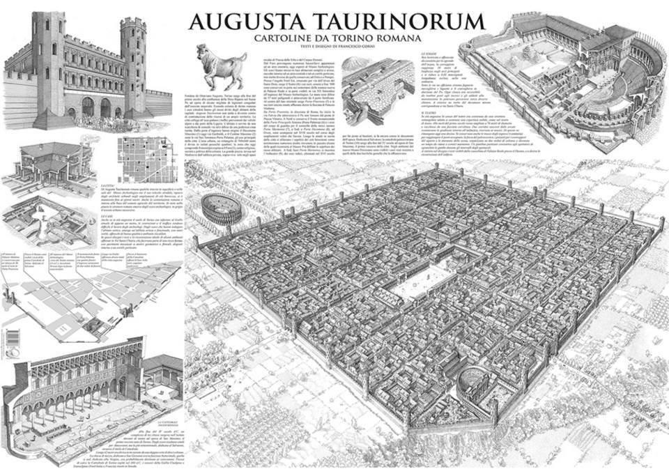 Libri Francesco Corni - Augusta Taurinorum. Cartoline Da Torino Romana. Ediz. Il