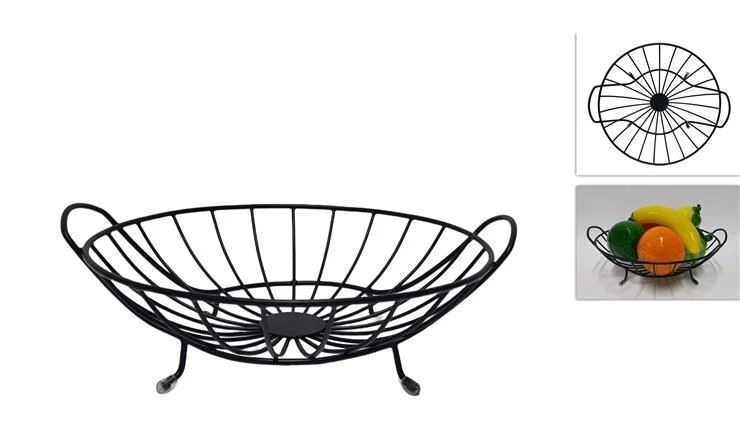 Centrotavola portafrutta porta frutta moderno da tavolo in metallo - Foto 1 di 6