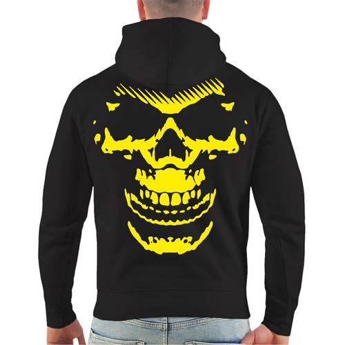 Sudadera con capucha para hombre La Familia elcraneo Totenkopf Support Biker Hoodie - Imagen 4 de 16
