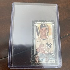 2025 Allen & Ginter Mini Black Border #122 Aaron Judge NY Yankees