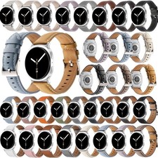 Classic Leather Band For Samsung Galaxy Watch 8 Classic 46mm/8 40mm/44mm Strap