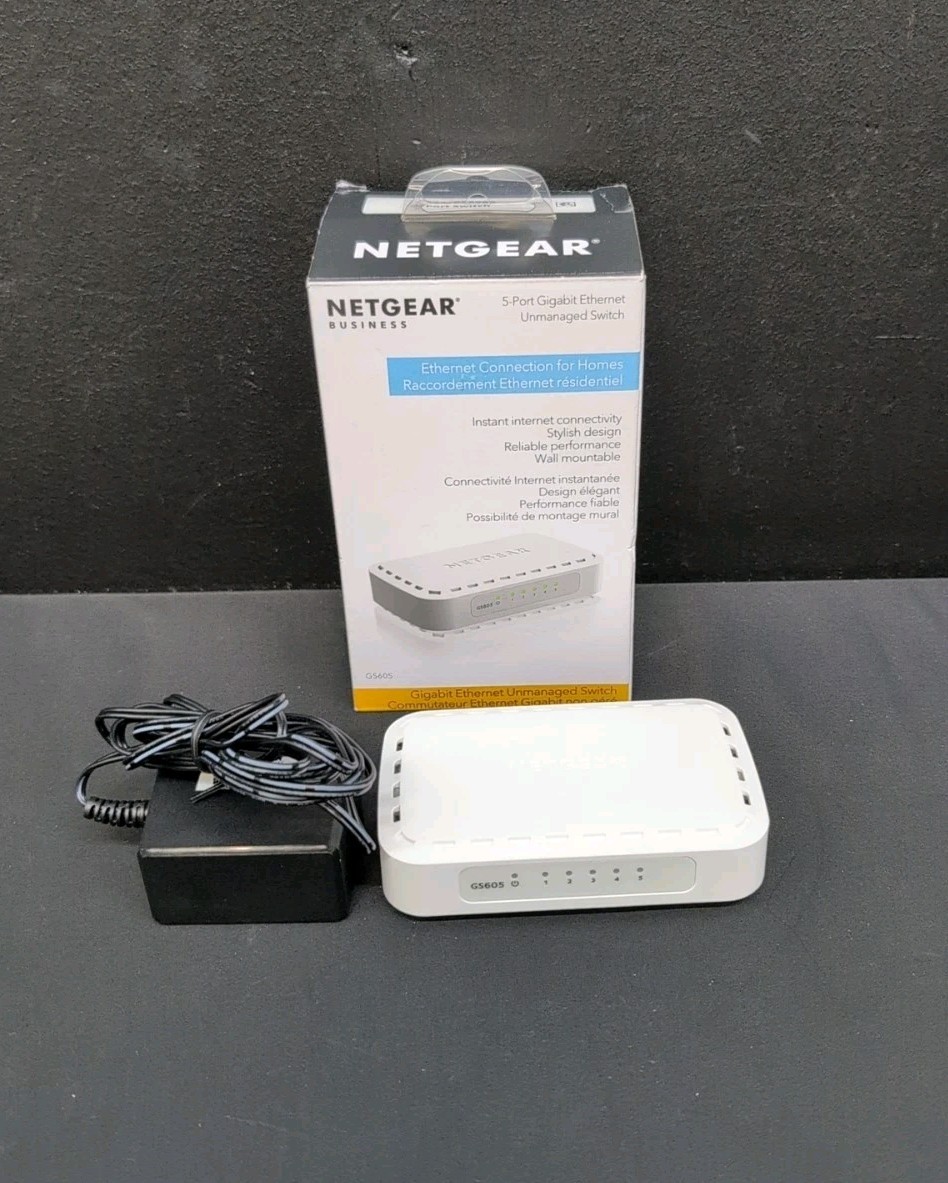 NETGEAR Business 5-Port Gigabit Ethernet Unmanaged Switch GS