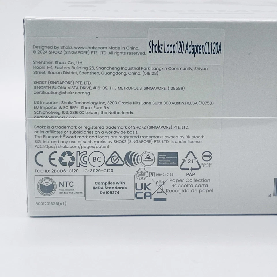 New SHOKZ OPENCOMM 2 UC Headphones In Black With USB-A Adapter - Image 3 of 4