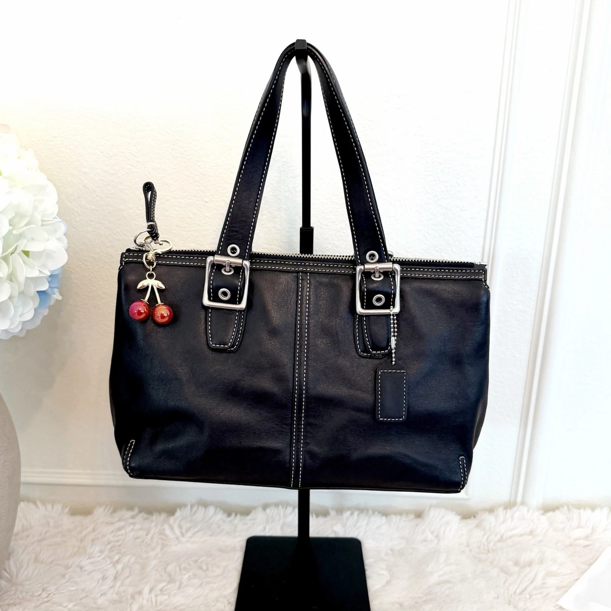 25+ Coach Hampton Turn Lock Bags & Women's Leather Exterior for