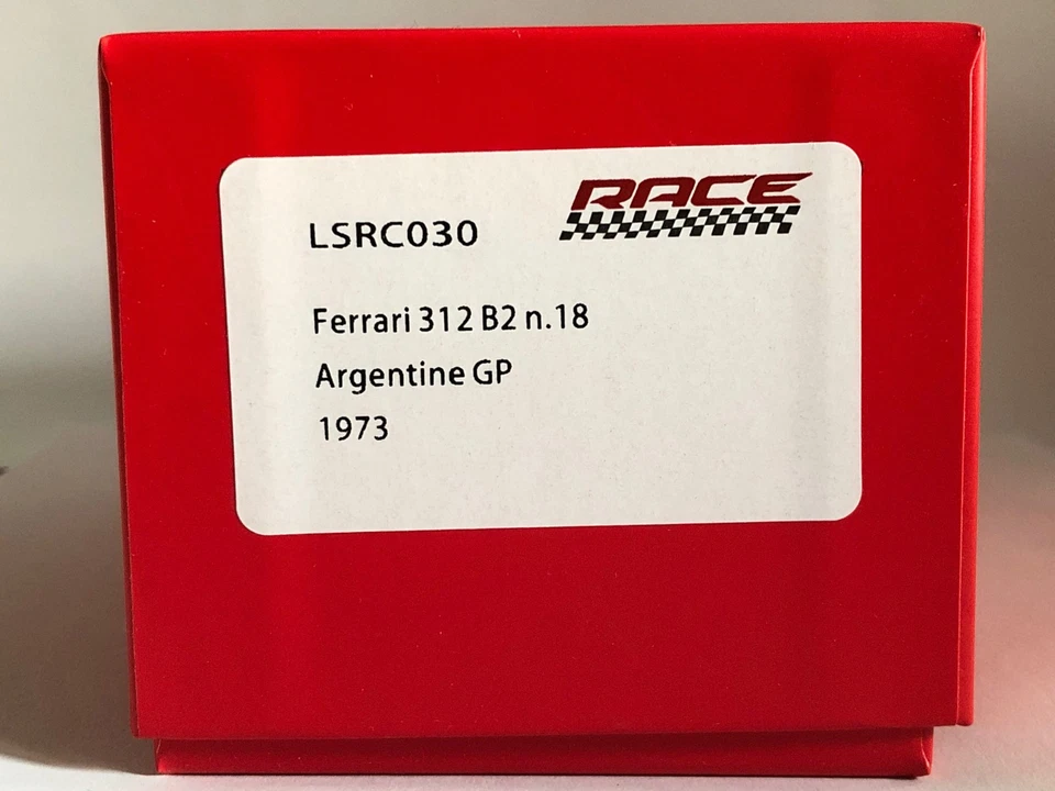 F1 1/43 Looksmart LSRC030 Ferrari 312B2 N°18 J.Ickx 4th Argentina GP 1973, New - Immagine 2 di 3