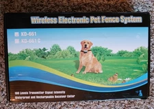Wireless Electronic Pet Fence System KD-661 Waterproof Rechargeable I collar