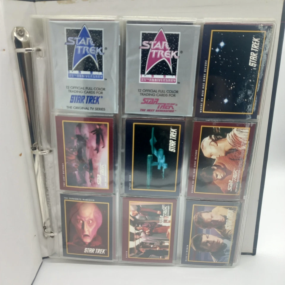 Rare Complete Star Trek + The Next Generation 160 Card Collection Set + Album - Image 2 of 4