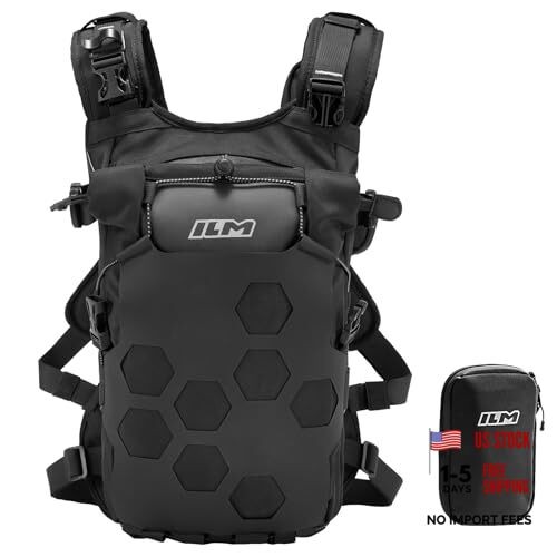 best motorcycle helmet backpack MKN Carbon Fiber Hard Shell with Holder and plenty of external pockets for easy access to your essentials The Best Motorcycle Backpacks Share