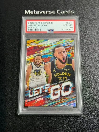 2025 Topps Chrome Stephen Curry Base (PSA 10)