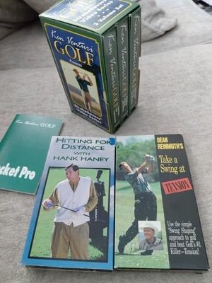 Ken Venturi Golf Stroke Savers Video Series VHS Box Set 5 Tapes Total 