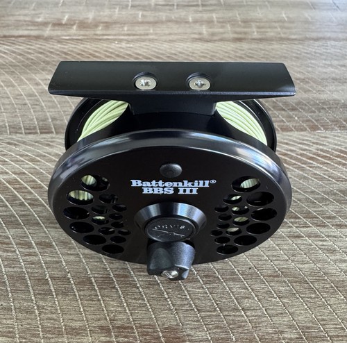 New In Box Orvis Battenkill BBS lll 4/6 wt Fly Reel w/New Rio Fly Line - Picture 4 of 5