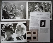 LOT OF 3 ORIGINAL PRESS PHOTOS MY SON THE FANATIC + 4 35mm SLIDES & BIOGRAPHY