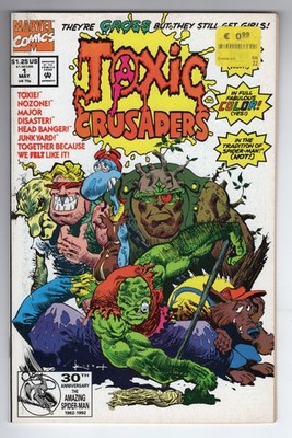1992 MARVEL TOXIC CRUSADERS #1 1ST APP OF TOXIC CRUSADERS RARE KEY WOW EUROPEAN