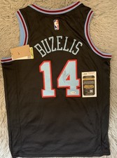 JSA COA Matas Buzelis Signed Autographed Chicago Bulls City Jersey Men’s Large