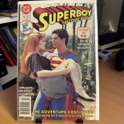 Superboy #1 (1990 DC Comics) Based on the TV Show! Newsstand VF/NM 9.0