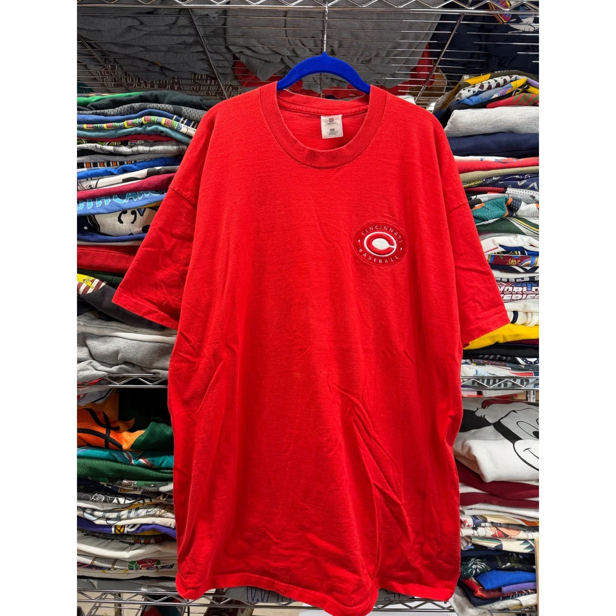 Preços baixos em Camisetas Vintage década de 1990 Vermelho para