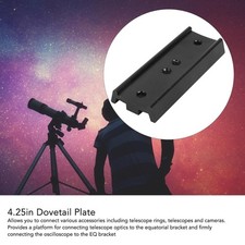 4.25in Dovetail Plate Telescope Dovetail Mounting Plate for Equatorial Telescope