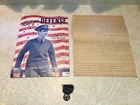 Vintage Military WWII Era Red Cross Medal  Book And Letter WW2 Lot
