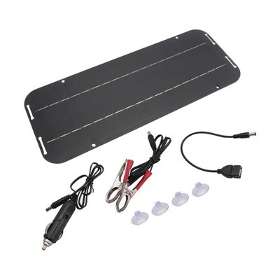 12 V 6 W Solarpanel-Ladegerät für Auto, Motorrad, Tretroller, Tragbares Sol2667