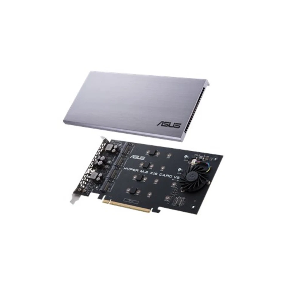 Asus Hyper M.2 X16 Cardv2 Pcie 3.0 X4 Expansion Card V2 Supports 4 Nvme Up To - Image 3 of 4