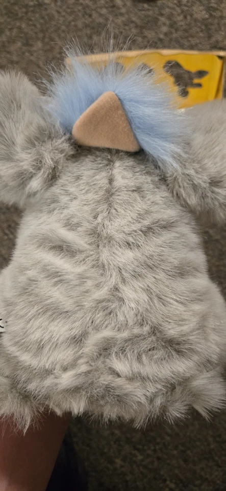 Sleepy Blue Furby 2005. Con caja, cuchara, hoja de cuidado con no funciona somnoliento rosa Foto 2 de 4