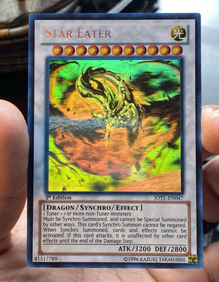 Yugioh Star Eater Judgment of the Light Ghost Rare Holo 1st JOTL-EN047 NM