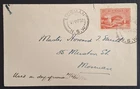 1932 Australia 2d Scarlet LetterPress Sydney harbour Bridge stamp on FDC Mosman
