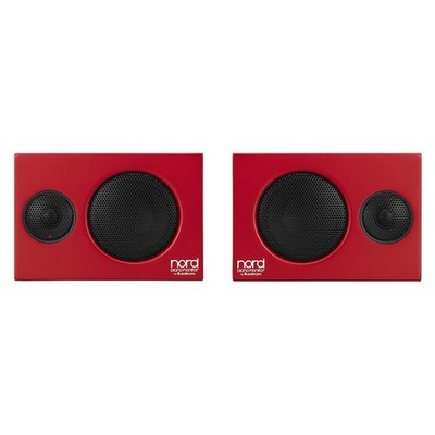 NORD Piano Audio Pro Speakers V2 Red with Brackets
