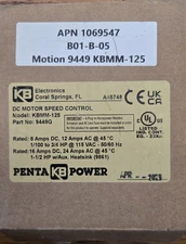 NEW KB ELECTRONICS KBMM-125 9449G DC Motor Speed Control