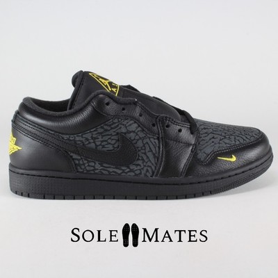 Nike Air Jordan 1 Low SE 'Black Elephant Print' IM6568-010 Men's Size 11 Shoes