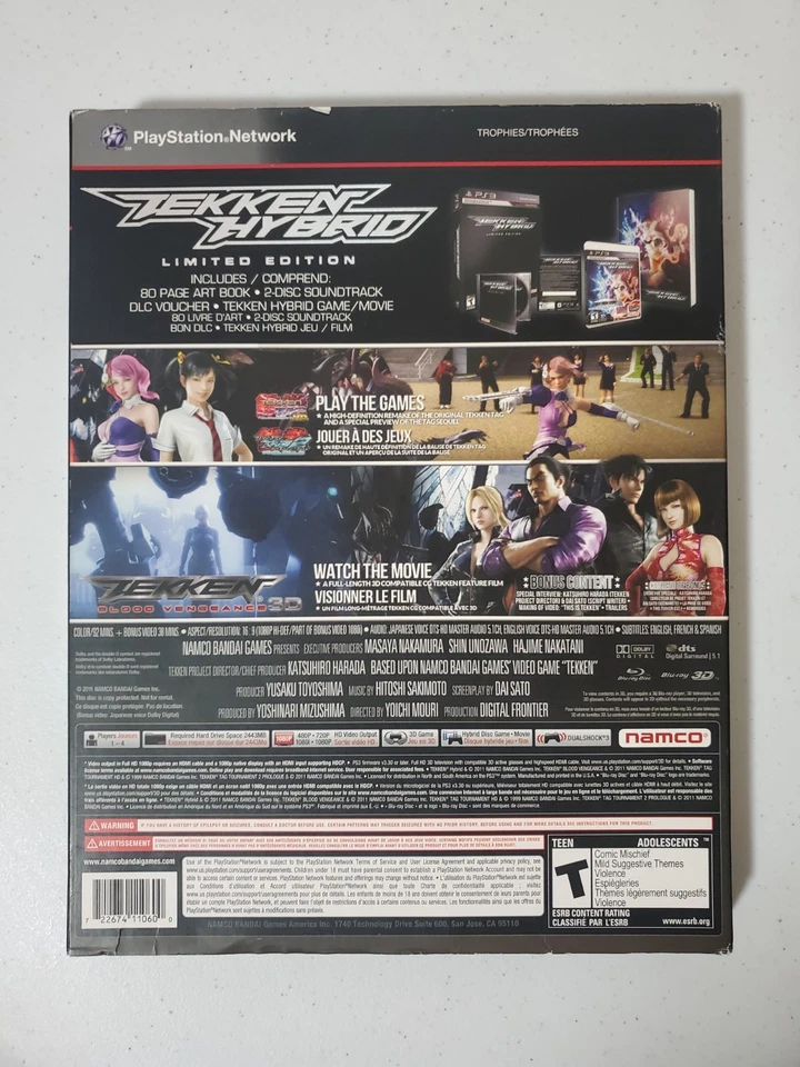 Tekken Hybrid Limited Edition PS3 Cib Game And Soutrack Sealed - Image 2 of 4