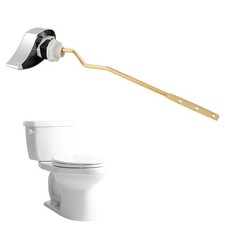 Metal Toilet Handle Replacement, Compatible with TOTO THU068 CP Trip Lvr for ...