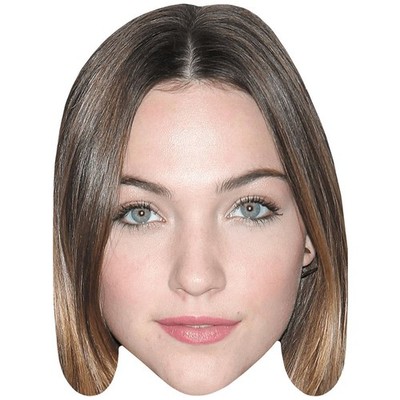 Violett Beane (Brown Hair) Celebrity Mask, Flat Card Face, Fancy Dress Mask