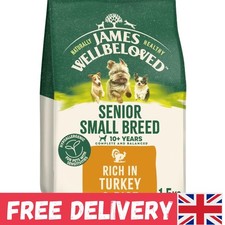 Healthy Hypoallergenic Dry Food for Senior Small Breeds - Turkey & Rice 1.5kg 13.33 per kilo