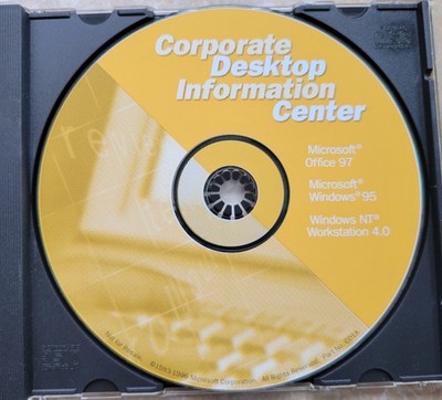 Vintage - Microsoft Information Center: Office 97, Windows 95, Windows NT 4.0