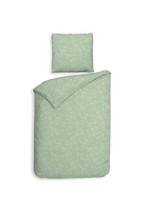Heckett & Lane Flanell BettwäSche 155X220 Alloro Laurel Green GrüN MinibläTter