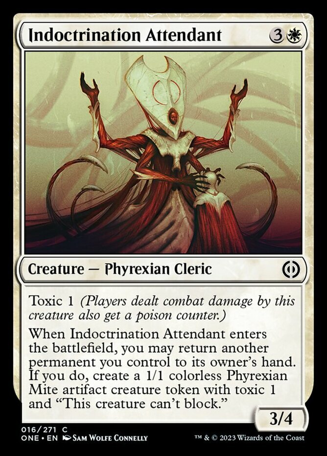 Indoctrination Attendant - Foil x1 - Phyrexia: All Will Be One - NM-Mint, Englis