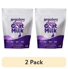 (2 pack) Meyenberg Pasteurized Powdered Goat Milk, 12 Oz Certified Kosher New