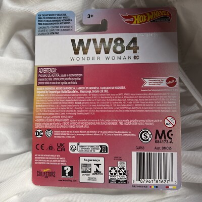2022 Hot Wheels WW84 Wonder Woman Jet - Grey DC Premium | eBay