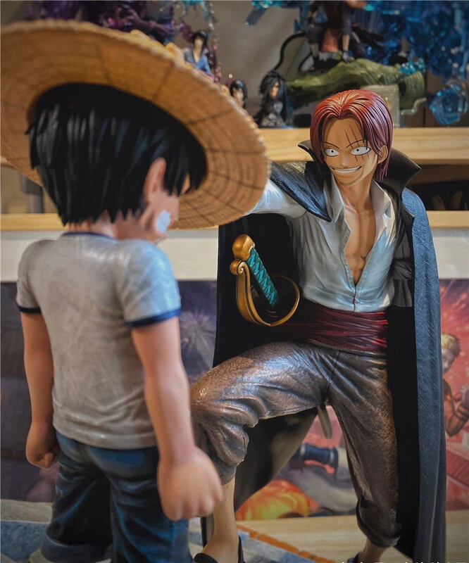 Figurine Shanks le Roux avec Monkey D Luffy - One Piece™ – Figurine Passion