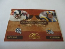2007 Classics Combos Deacon Jones, Jack Youngblood Card #CC1 Serial #48/100
