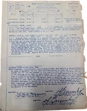 1918 Chicago,Burlington & Quincy Railroad Company  Interlocking Record