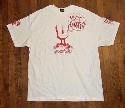 Stussy X Undefeated T Shirt Play Dirty Collab Tee Undftd Size Extra Large / XL