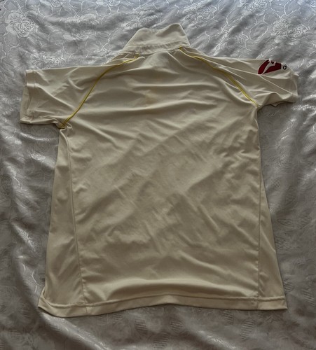 ASICS Official Cricket Australia Test Match Polo Shirt Youth 14 Vintage Kids - Picture 11 of 12
