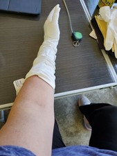 Vintage White Cotton Gloves 14 1/2 INCHES long