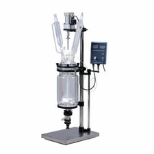 5L Mini Lab Reactor Jacketed Glass Reactor Chemical Stirred Reaction Vessel