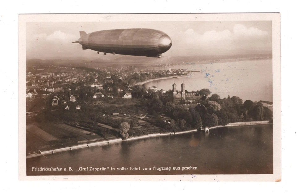GERMANY An Bord Postcard GRAF ZEPPELIN 1m Air 1931 *ENGLANDFAHRT* London KZ210 - Image 4 of 4